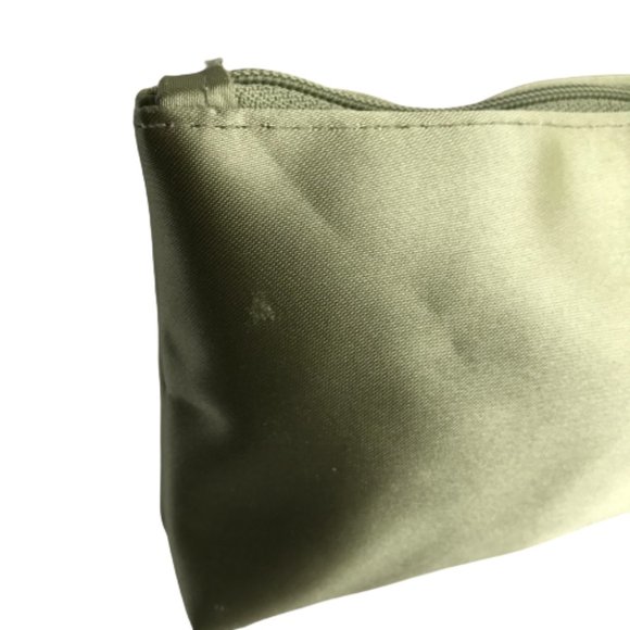 Clinique Green Shiny Cosmetic Makeup Travel Bag - Picture 5 of 7